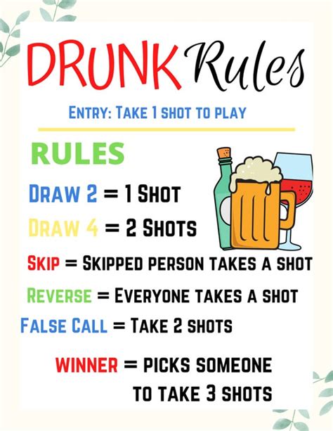 drinking game roulette rules